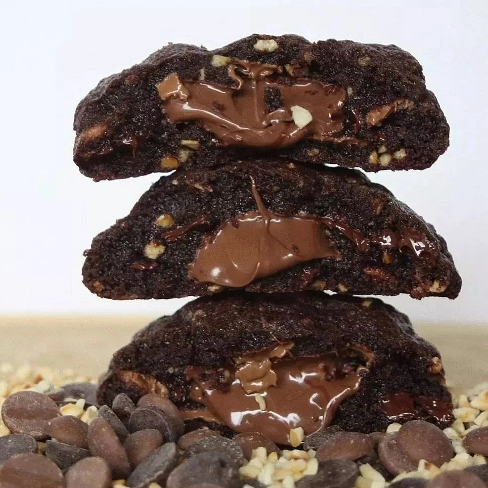 nutella cookie speculoos sweets bstellen brievenbus gebak zoet taart koekjes koek cookies gevulde chocolade nootjes noten